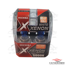 Load image into Gallery viewer, H4 HID Xenon Headlight white Globe Bulb 5700K P43T 60W 55w 12V Michiba Kit 2pc