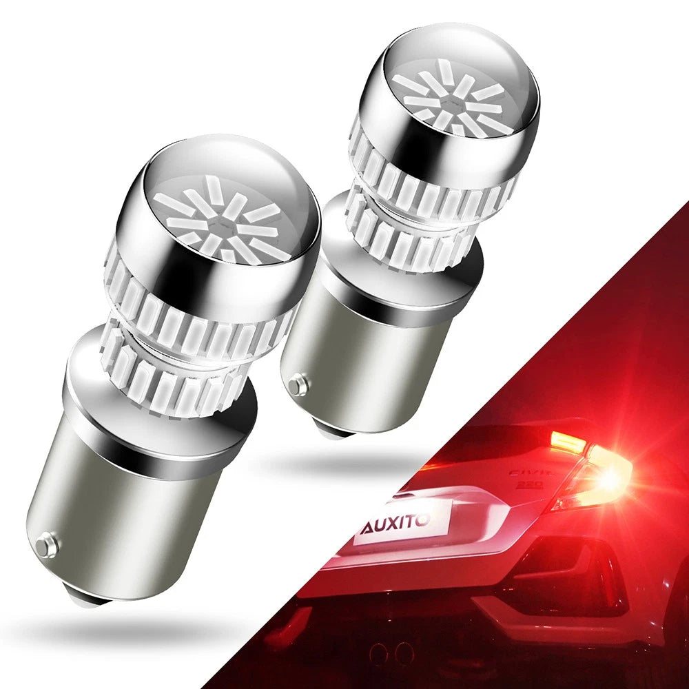 AUXITO 2x 1156 BA15S P21W Canbus LED Brake Stop Tail Bulb Globe Indicator 12V