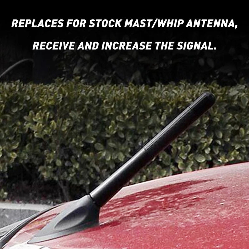 Universal 4.7" Short Car Antenna AM/FM Mini Roof Aerial Copper Core