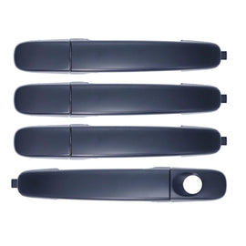 4pc Left & Right Front + Rear Outer Door Handle Black for Ford Falcon FG 2008-16