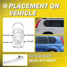 Load image into Gallery viewer, 1X Rear LH / RH Hand Outer Door Handle (Chrome) For Nissan XTrail T31 2007~2013