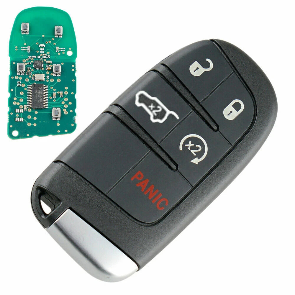 5 Buttons Smart Remote Key Keyless Fob 433MHz For Jeep Grand Cherokee 2014-18 ST