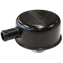 Load image into Gallery viewer, Aeroflow AF1822-7001 black push-in valve cover breather with 5/8-inch spout and log