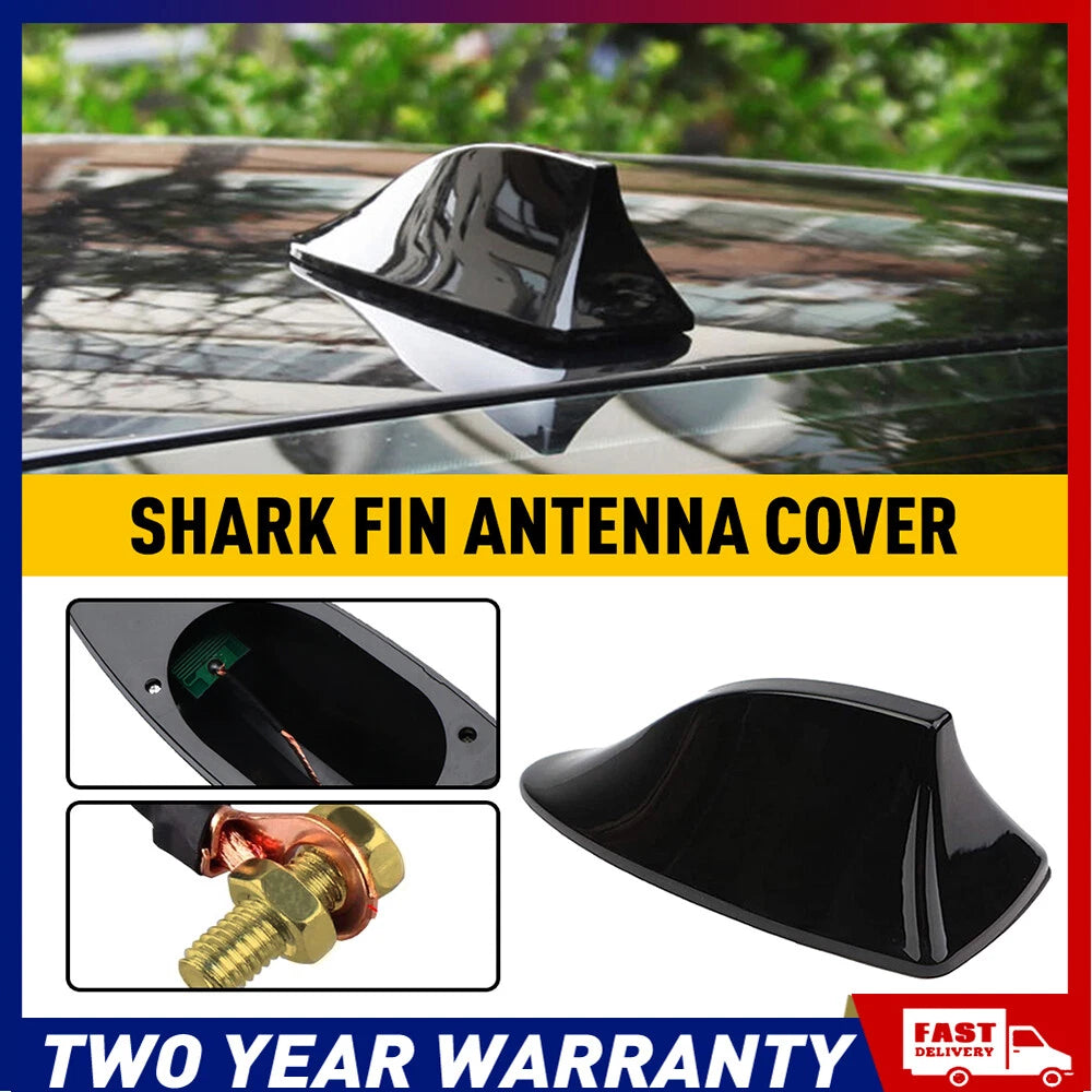 Universal Car Roof Aerial Radio AM/FM Signal Shark Fin Antenna Ariel Arial ABS