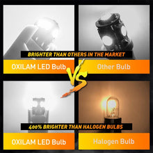 Load image into Gallery viewer, 2 Pcs T10 194 LED Car Wedge Side Parking Light Tail Globe Bulbs 6500K 12V White