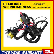 H4 Negative-Switched LED Headlight Headlamp Relay Wiring Harness Plug Kit NEWA