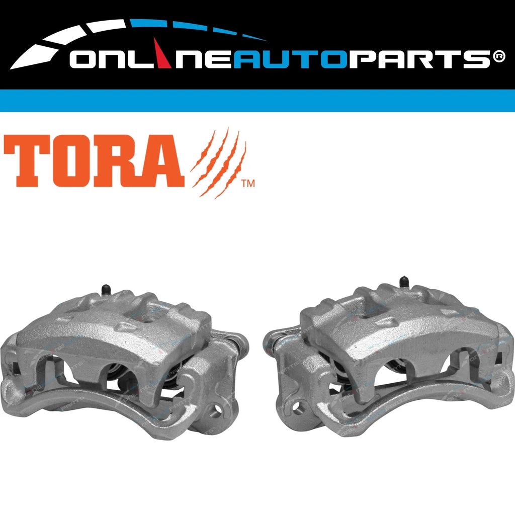 Front LH + RH Disc Brake Caliper Set for Patrol GU Y61 1997-2016 Wagon + Ute