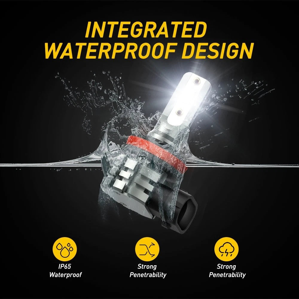 Canbus H11 Fog LED Driving Light Bulb for 4000LM Bright Hyundai Tucson 2016-2019