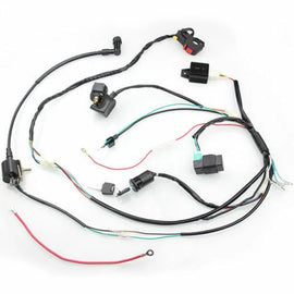 Wiring Harness Loom Solenoid Coil CDI For 50cc 110cc 125cc PIT Quad Dirt Bike ST