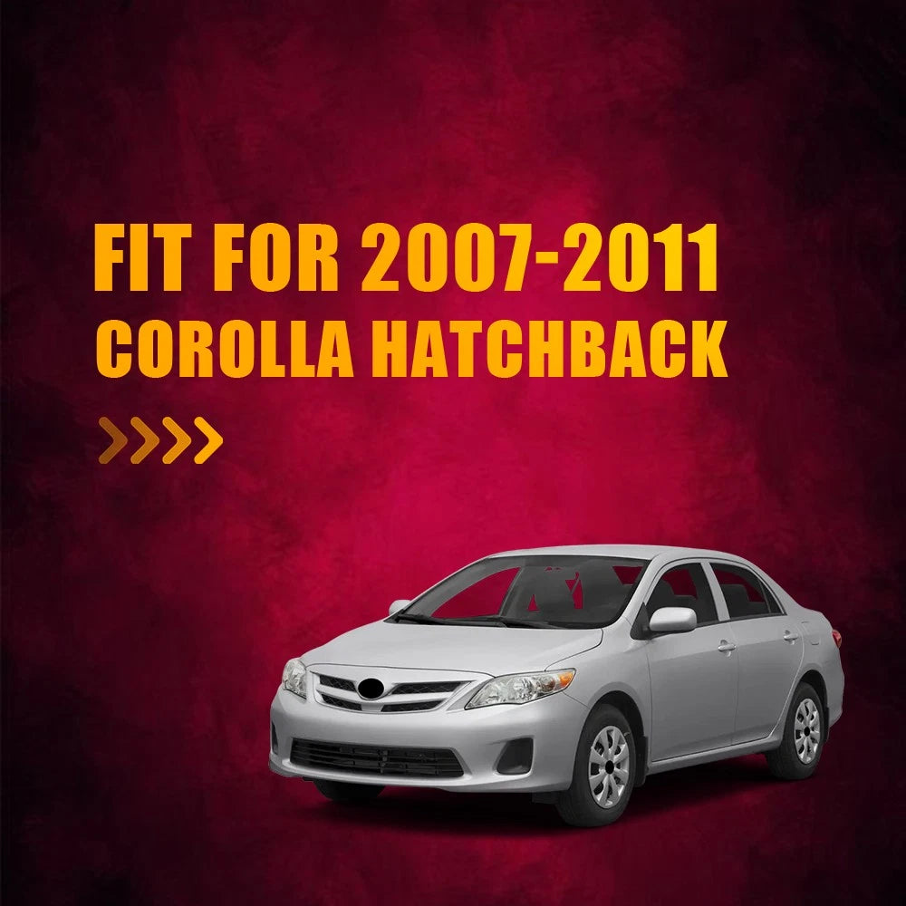 Set of 4 Weather Shields Weathershields Set for Corolla Hatch Dual Cab 2007-2011