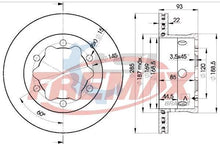 Load image into Gallery viewer, Fremax Rear Disc Rotors for Mercedes Benz Sprinter W902 W903 2.1 00-06 285mm