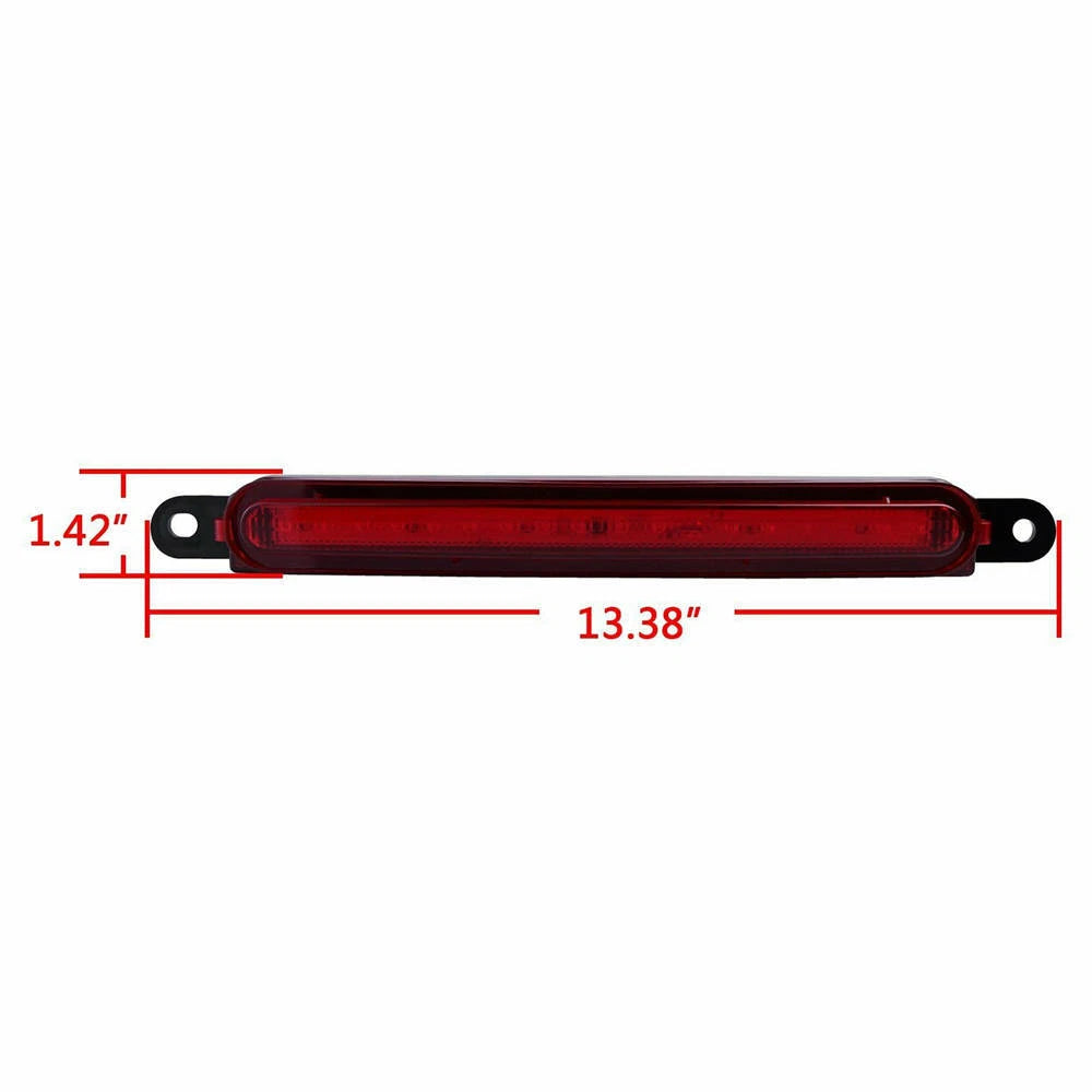 Red High Mount 3rd Brake Light Lamp For Mitsubishi Lancer EX Evo 2008-2016 ST