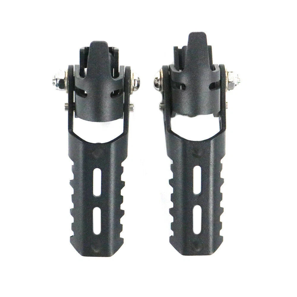 22mm Stainless Steel Foldable Highway Foot Pegs Black for BMW R1200GS LC 2013-17