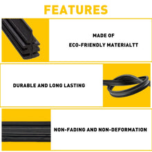 Load image into Gallery viewer, 12x 6 mm Wiper Blade Refill Car Univerasl Windshield Premium Strip Rubber 28"