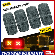 Load image into Gallery viewer, 10PCS LED Amber Red Clearance Light Side Marker Lamp Trailer Truck Caravan UTE