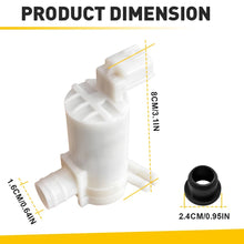 Load image into Gallery viewer, Pair Windscreen Washer Pump Motor Suitable For Nissan Navara D22 2001 - 2008