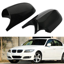 Load image into Gallery viewer, 2x For BMW E90 E91 2008-11 LCI Carbon Fiber Look M3 Style Side Mirror Cover Cap