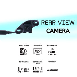 Tailgate Backup Reverse Camera With 6 Pins OE Plug for Toyota Hilux May 2015-On