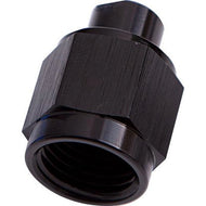 AF820-10BLK -10AN Female Flare Cap Black with Viton O-Ring