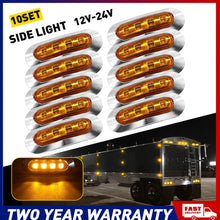 Load image into Gallery viewer, 10X LED Clearance Lights Side Marker Amber Indicators Trailer Truck RV Lamp AU