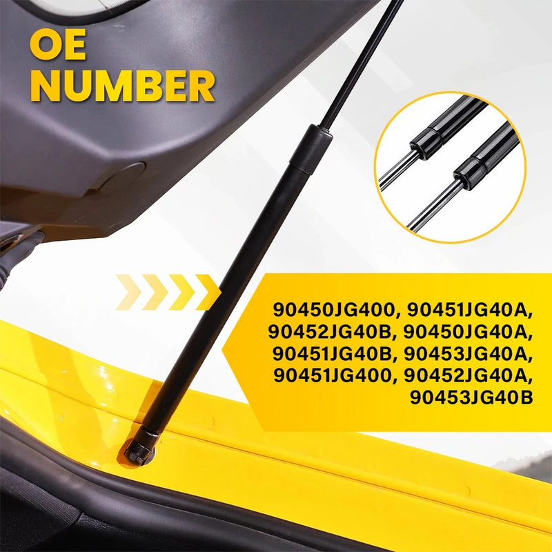 2x Rear Tailgate Gas Struts for Nissan X-Trail T31 2007-2014