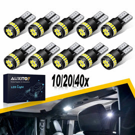 10x T10 194 168 LED interior light Parker Bulb Super Bright Canbus Xenon White