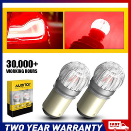 2/4X BAY15D 1157 P21/5W RED 6SMD LED BRAKE STOP TAIL LIGHT CANBUS BULB GLOBE A