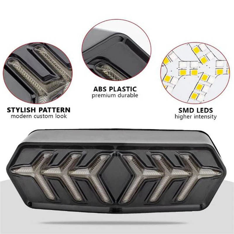 Motorcycle LED Tail Light Rear Brake Turn Signal For Honda Grom MSX 125 CBR650F