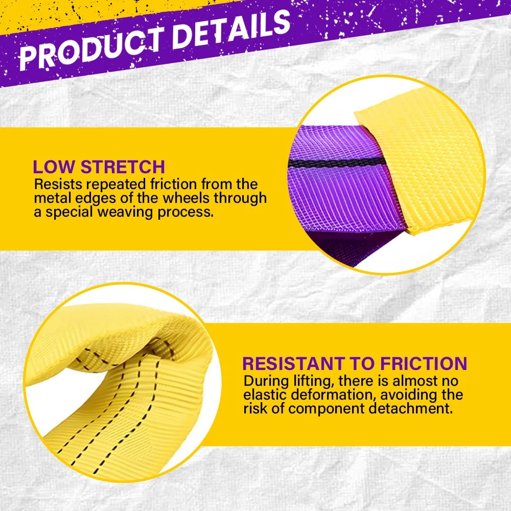 4PCS Wheel Tie Down Strap Car Carrying Ratchet Tie Trailer Wheel Harness Tow