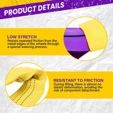 Load image into Gallery viewer, 4PCS Wheel Tie Down Strap Car Carrying Ratchet Tie Trailer Wheel Harness Tow