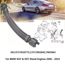Load image into Gallery viewer, Air Filter Inlet Breather Hose Pipe 13717810772 For BMW Rocker Cam Cover N47 N57