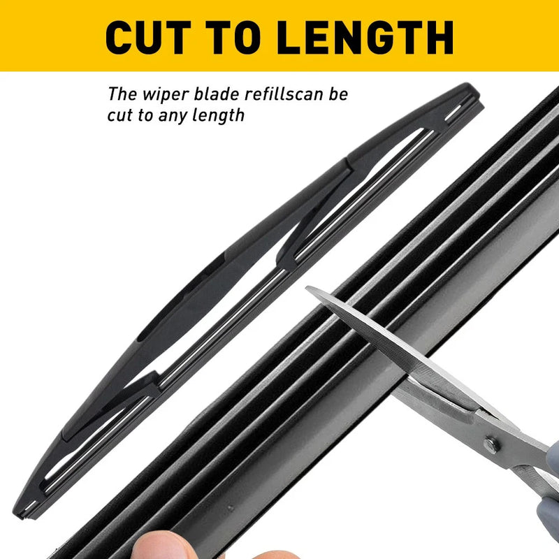 4x 28" Silicone Wiper Blade Refills Universal Windshield Inserts