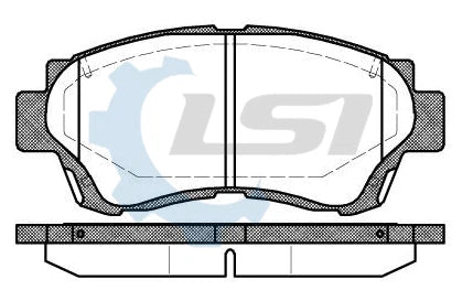 Front Brake Pads and Disc Rotors Set for Lexus ES300 1992-1996