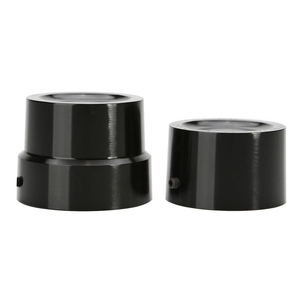 2pcs Black Rear Axle Cover Cap Nut for Harley Dyna Softail Electra Street Glide