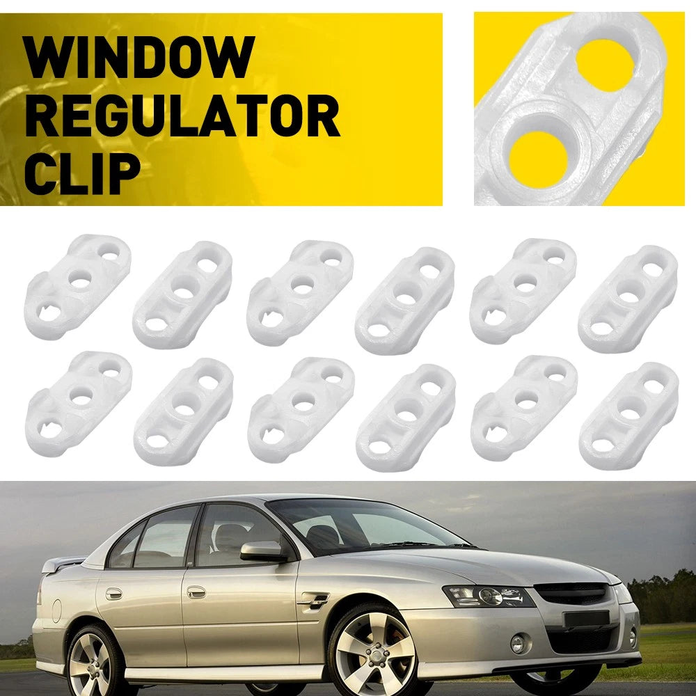 12X Window Regulator Slide Clip Fits for Commodore Holden VT VU VX VY 20369895