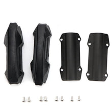 Load image into Gallery viewer, Black 25mm motorcycle engine guard crash bar frame slider pads pair with hardware