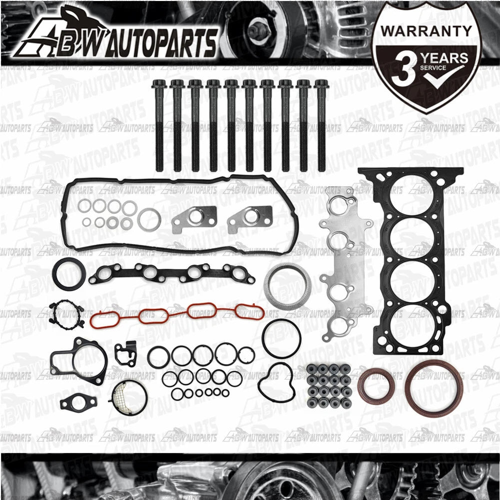 VRS Gasket Bolt Set For Toyota Hiace TRH201/221/223 Hilux TGN16 2.7L 2TRFE 05-15