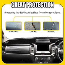 Load image into Gallery viewer, Non Slip Dash Mat For Ford Ranger PX2 PX3 MK3 XLT XL XLS+Coin Tray 15-2021 BLACK