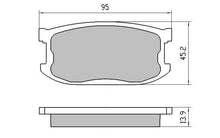 Load image into Gallery viewer, Front Disc Brake Pads DB241 for Ford Laser, Meteor &amp; Mazda 323