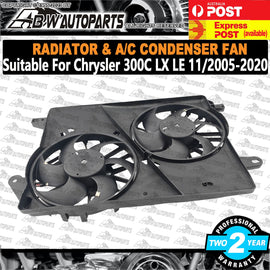 New Dual Radiator Thermo Fan for Chrysler 300C LX LE 11/2005-2020 High-Quality