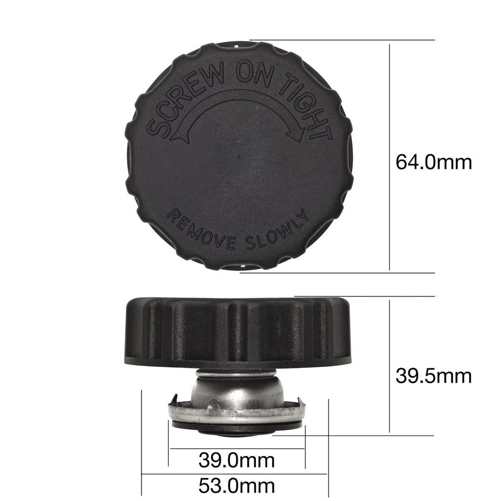 Tridon CW16110 Radiator Cap 16 PSI Recovery Plastic Screw M55