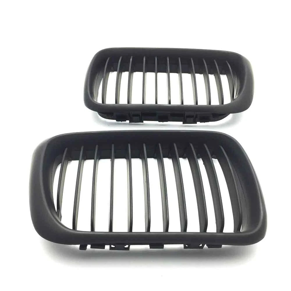 Matt Black Front Kidney Grill Mesh Grille For BMW E36 1997-1999 3 Series ST