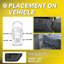 Load image into Gallery viewer, 1/2/4X Left Right Textured Black Inner Door Handle for Hyundai Getz TB 02-11 A