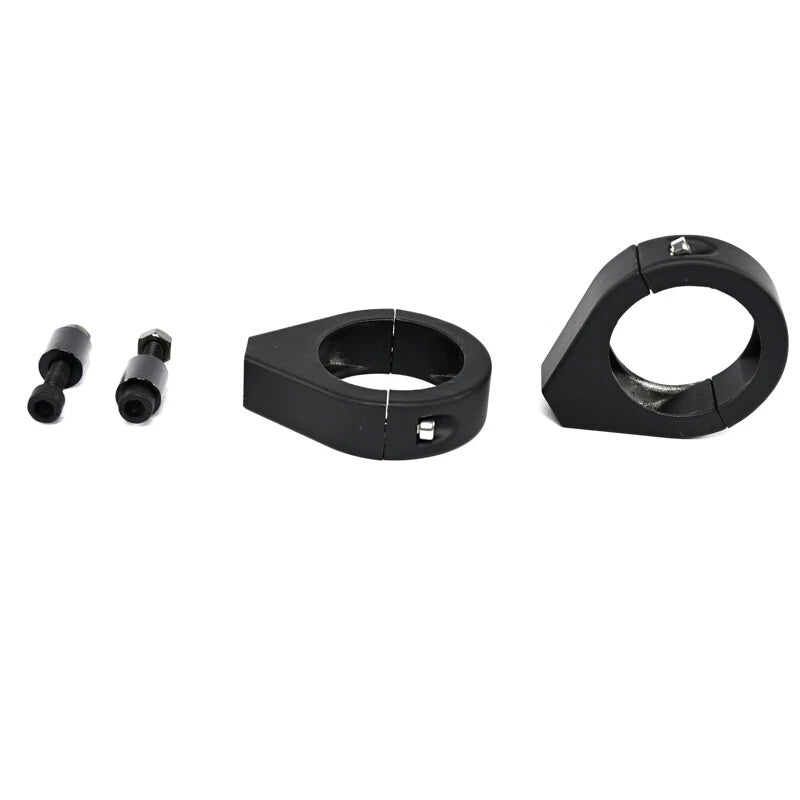 Chrome Turn Signal Light Bracket Indicator for 41mm Front Fork Motorcycle Holder