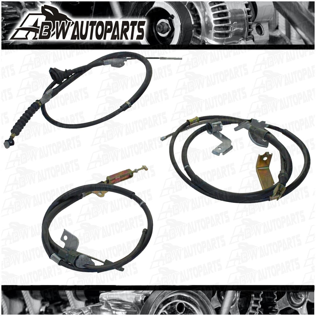For Hilux KUN26R 2005-2010 3pcs Hand Brake Cables Front & Rear AU Brand New