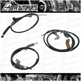 For Hilux KUN26R 2005-2010 3pcs Hand Brake Cables Front & Rear AU Brand New