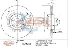 Load image into Gallery viewer, Front Brake Pads and Disc Rotor set for Hyundai Santa Fe CM DM 2009-2015 320mm