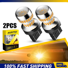 Load image into Gallery viewer, 2PCS AUXITO Car LED Light Bulb Truck T20 7440 7443 Turn Signal Light Canbus Free