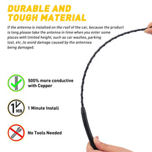 Load image into Gallery viewer, Car Radio Flexible Anti Noise Aerial Arial 11" Antenna Universal