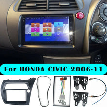 Load image into Gallery viewer, Car Radio Facia Panel Double 2 Din Dash Trim Fascia Kit for Honda CIVIC 2006-11